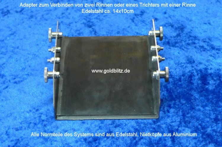 Adaptor for sluice system 10 cm - Click Image to Close