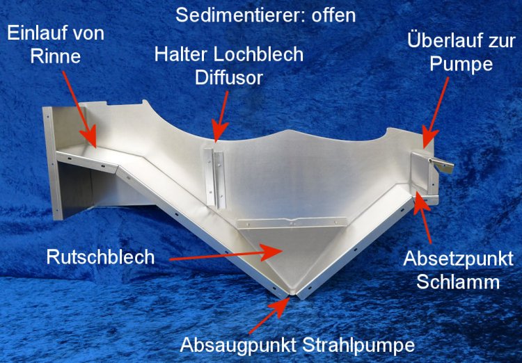 Sedimentator for sluice system 10cm - Click Image to Close