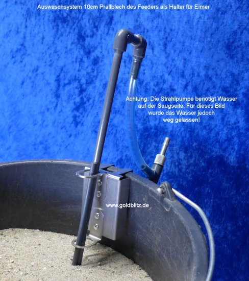 Feeder for sluice system 10 cm - Click Image to Close