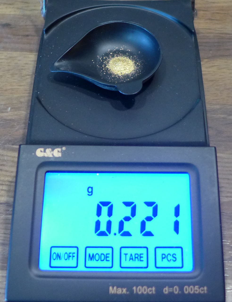 Pay Dirt from river Rhein >200mg gold - Click Image to Close