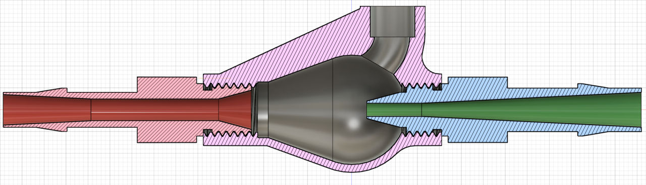 Jet pump for sluice system 10 cm - Click Image to Close