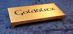 Goldblitz Steinbank für 30cm Rinnen